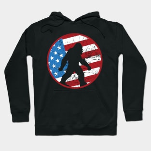 USA Patriot Bigfoot - Red White Blue Independence Sasquatch Hoodie